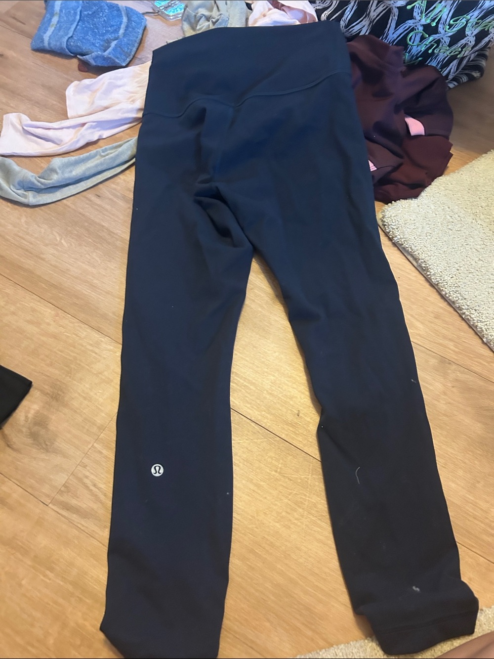 lululemon athletica Black Leggings with Logo